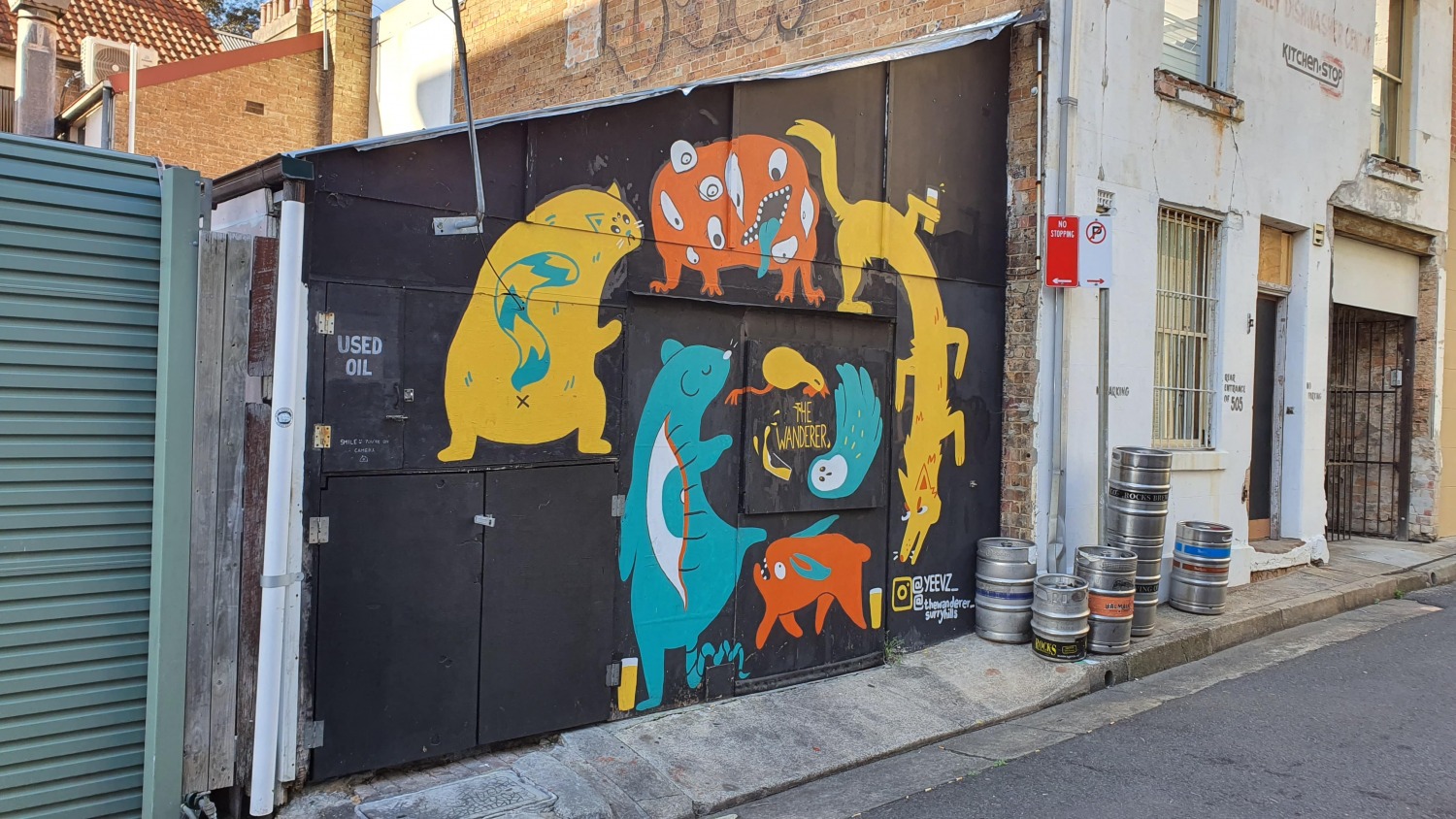 Elizabeth Street Surry Hills Street Art Sydney Art Out Live