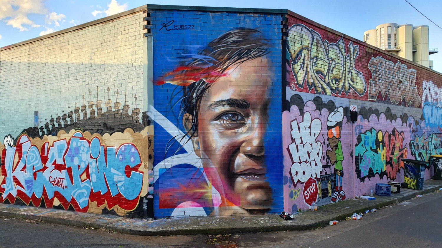 Phillip Phillip Lane (South) Newtown Street Art Sydney Art Out Live(South) Newtown Street Art Sydney Chippendale Live