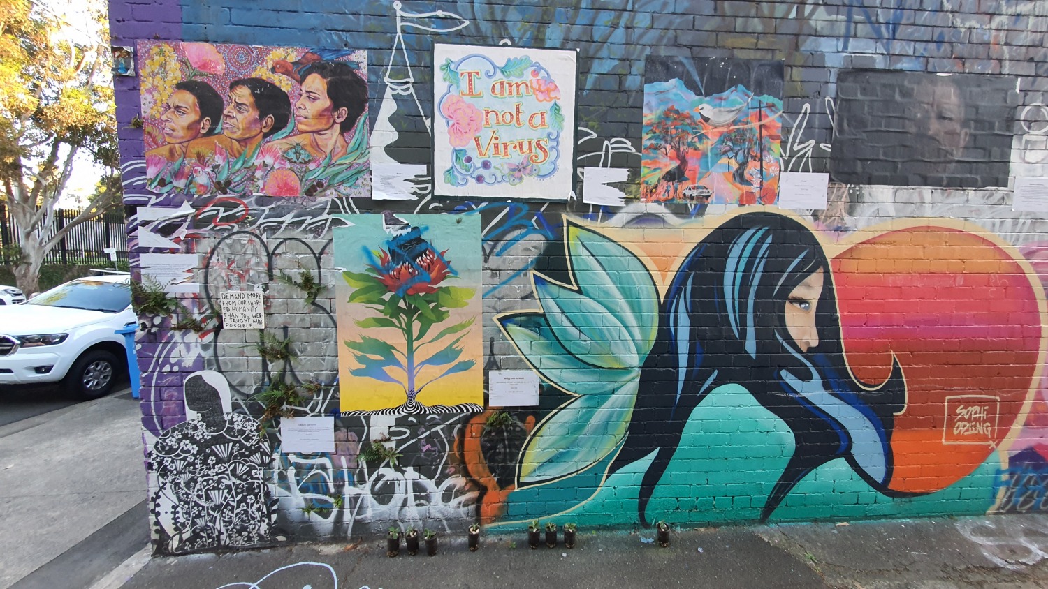 Cope Street (West) Newtown Street Art Sydney Art Out Live (1) Cope Street (West) Newtown Street Art Sydney Art Out Live (1)