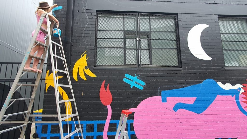 Hudson Street Redfern Street Art Sydney Art Out Live Aley Wild Mural 10