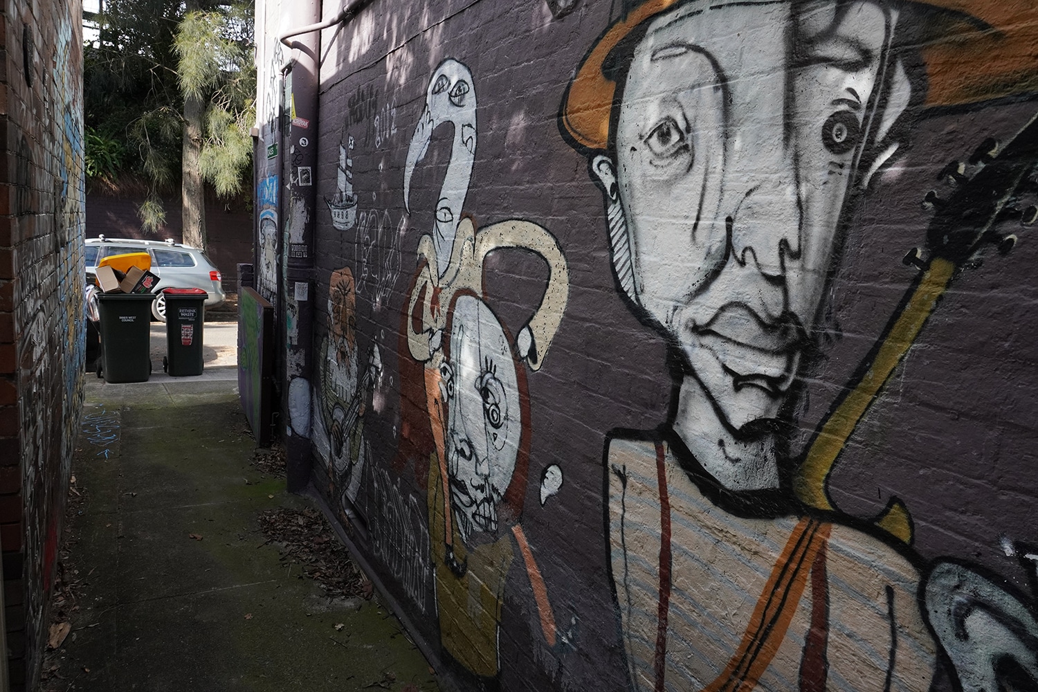 Dass Lane Enmore Street Art Sydney Art Out Live 4 Captain Earwax