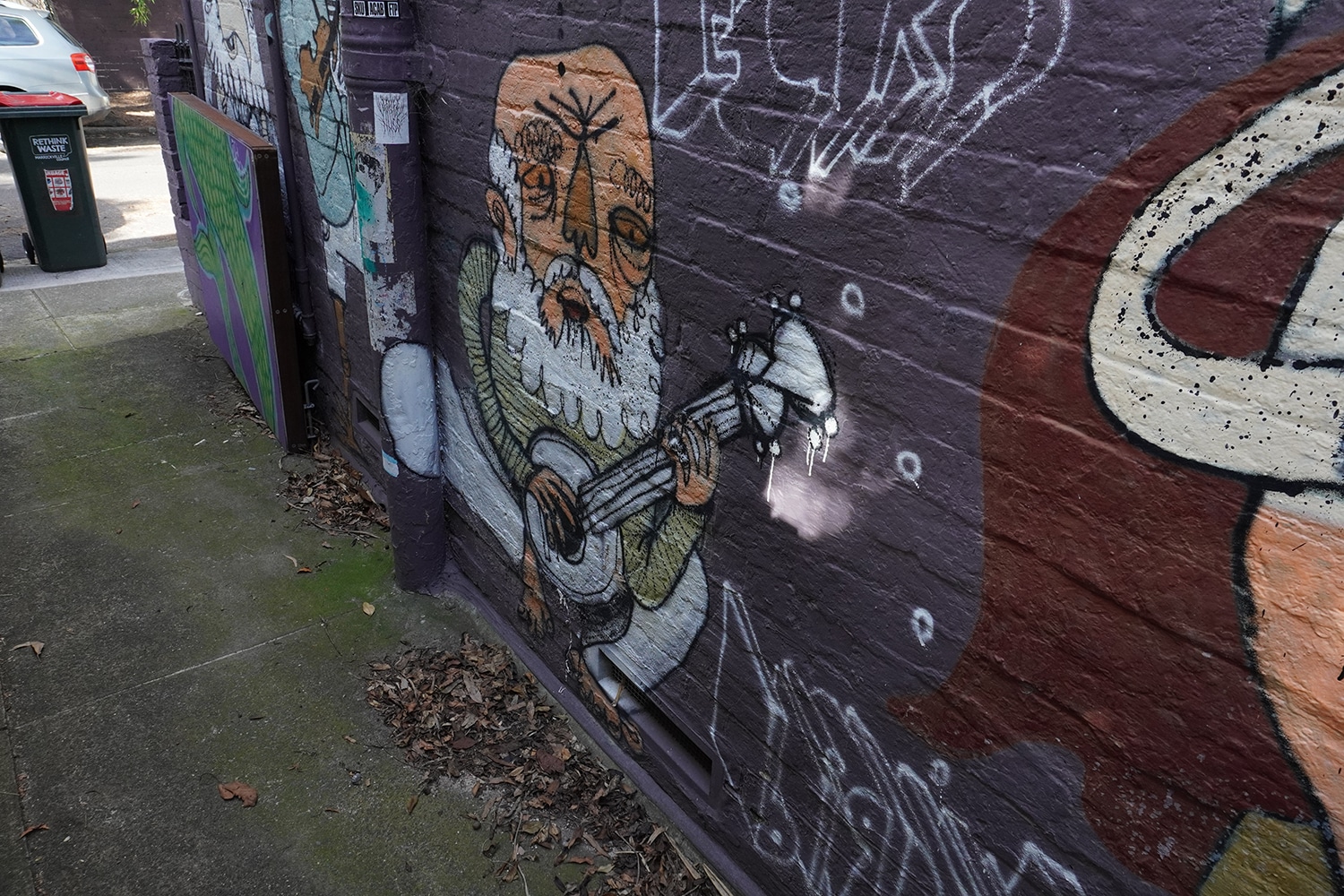 Dass Lane Enmore Street Art Sydney Art Out Live 5 Captain Earwax