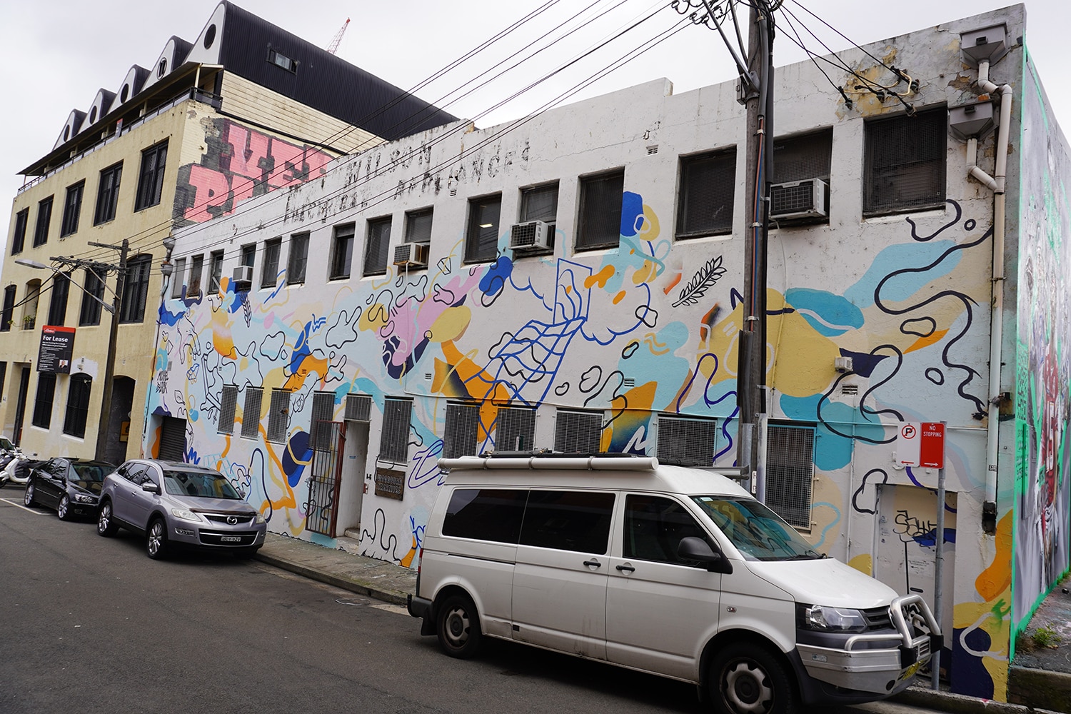 Woodburn Street Redfern Street Art Sydney Art Out Live February 2021 (1) Michael Black